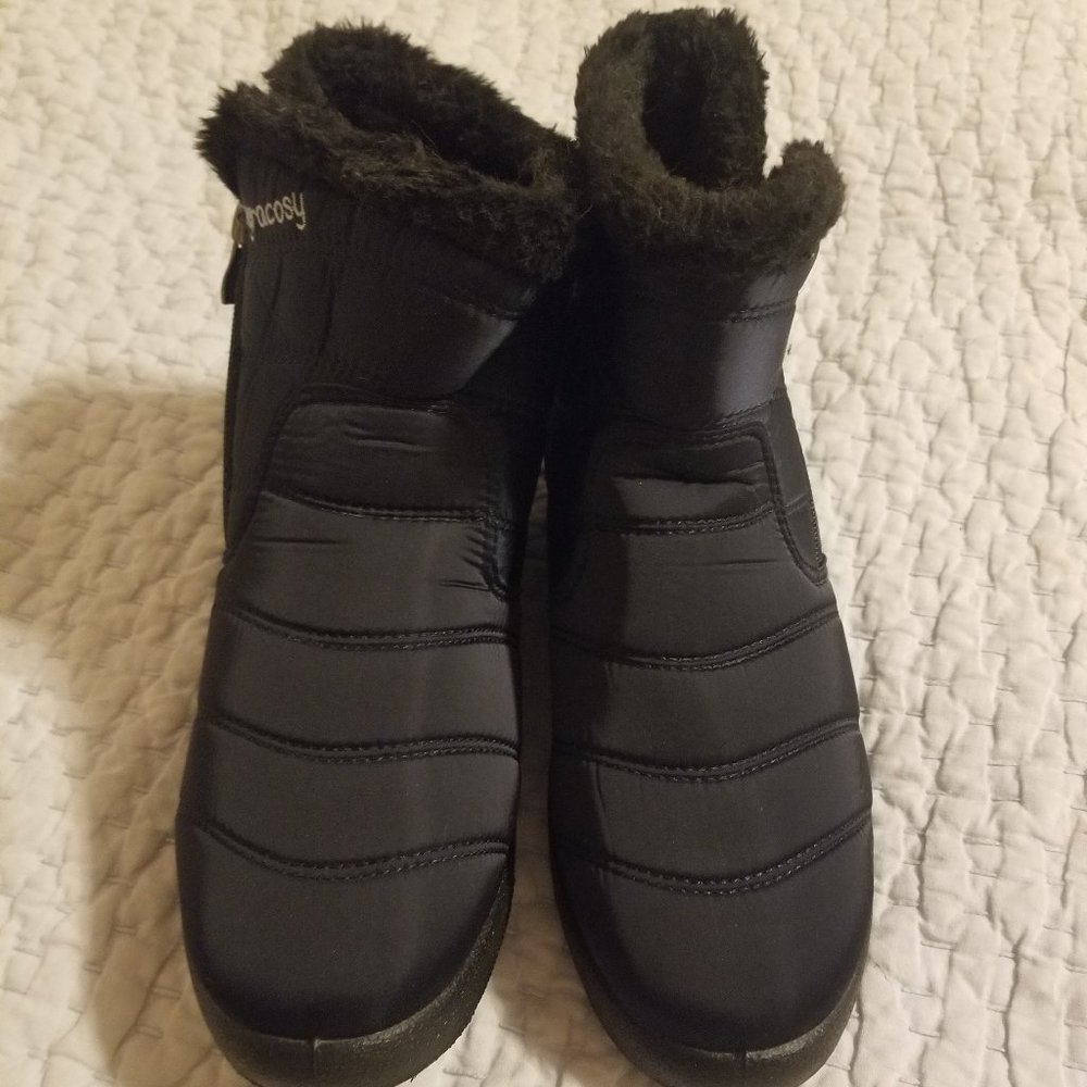 Gracosy Booties, Water Proof / Fur Lining